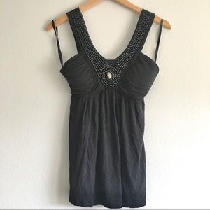 🌸Black beaded camisole top🌸